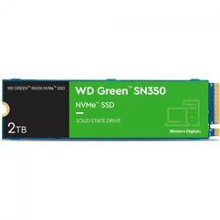 SSD WD Green SN350, 2TB, M.2 NVMe, Leitura 3200MB/s e Gravação 3000MB/s, WDS200T3G0C