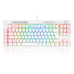 Teclado Óptico Gamer Redragon Magic-Wand PRO RGB Switch Marrom ABNT2 12 Teclas Multimídia K587W-RGB-PRO