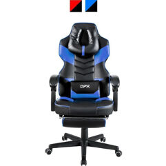 Cadeira Gamer GT13 DPX com Apoio Retrátil para Pés Azul
