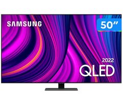 Smart TV Samsung 2022 50" QLED 4K HDR 1000 HDMI Google Alexa QN50Q80B