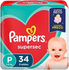 Fraldas Pampers Supersec Vários tamanhos