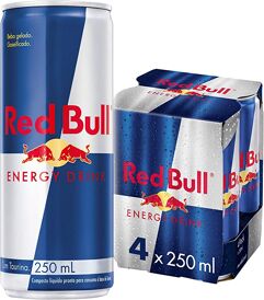 Energético Red Bull Energy Drink 250ml 4 latas