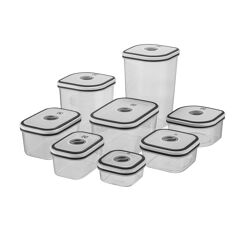 Conjunto de Potes Herméticos de Plástico 8 Unidades Electrolux