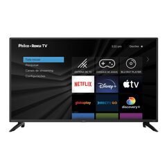 Smart TV LED 40” Philco Roku TV Full HD Dolby Audio PTV40G65RCH
