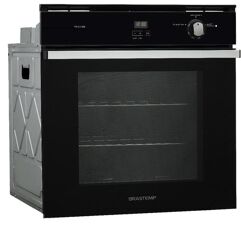 Forno de embutir a gás Brastemp 78L com grill e timer touch BOA84AE