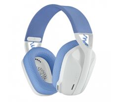 Headset Gamer Sem Fio Logitech G435 Bluetooth e Lightspeed Branco / Azul