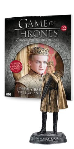 Coleção Miniatura + Livro Joffrey Baratheon (Casamento) Game of Thrones