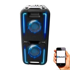 Caixa Acústica Philco Effects 250W Bluetooth USB Bateria Interna e Entrada para Microfone Pcx5501n