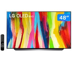 Smart TV 48" LG OLED 4K 120Hz ThinQ Alexa Google Assistente OLED48C2PSA