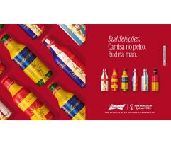 Cerveja Budweiser Países Garrafa de Alumínio 330ml 6 Unidades