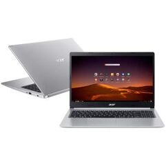 Notebook Acer Aspire 5 Intel Core i7-10510U 8GB 512GB SSD Linux FHD IPS A515-54-76NA