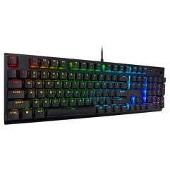 Teclado Mecânico Gamer Corsair K60 PRORGB Switch Cherry Cherry MX Low Profile Speed Full Size
