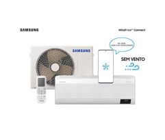 Ar Condicionado Split Inverter Samsung WindFree Connect Sem Vento 12000 BTU/h Frio 220 Volts AR12BVFAAWKNAZ