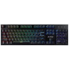 Teclado Semi-Mecânico Gamer XPG RGB US Preto Infarex K10