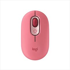 Mouse sem Fio Logitech POP Tecnologia SilentTouch Conexão USB/Bluetooth Multidispositivo Rosa