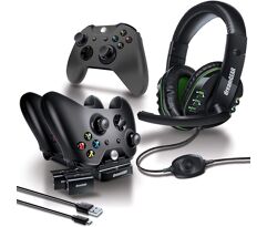 Kit Gamer Para Xbox Headset Carregador Dual Dock Dgxb1-6631