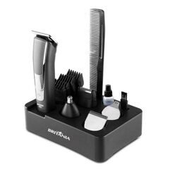 Aparador de Pelos Britânia BAP20 Multi Groom 11 em 1, 4 Pentes Preto 66303029