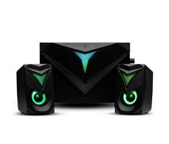 Caixa de Som Subwoofer Gamer Husky Gaming Frost 100 11W RMS RGB USB HGMK012