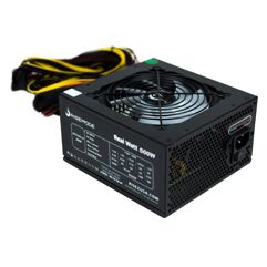Fonte Gamer Rise Mode Atomic 500W Led Branco RM-FE-03-AT