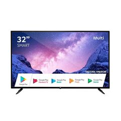 Smart TV Multi 32" HD HDMI USB Wifi e Android Integrado Google Assistente TL042