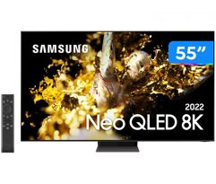 Smart TV 55" 8K Neo QLED Samsung Alexa Google Assistente 4 HDMI 3 USB QN55QN700BGXZD