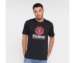 [2 POR 99] Camiseta Element Vertical Masculina Preto