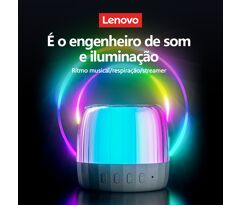 Caixa de Som Sem Fio Lenovo K3 Pro RGB Bluetooth 5.0