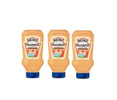 Kit com 3 Maionese Páprica Defumada Heinz 215g