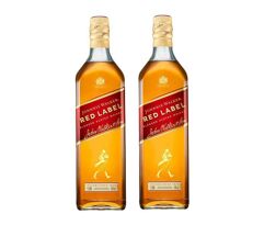 Kit 2x Whisky Johnnie Walker Red Label 750ml
