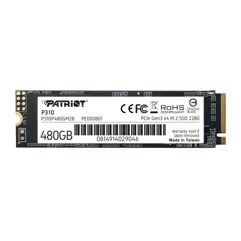 SSD 480 GB Patriot P310 M.2 2280 PCIe Gen3x4 NVMe 1.3 Leitura: 1700MB/s e Gravação: 1500MB/s P310P480GM28