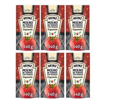 Kit com 6 Molho de Tomate Heinz Cogumelo 340g