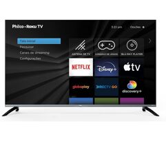 Smart TV LED 50" 4K Ultra HD Philco Roku TV Dolby Audio HDMI Bluetooth PTV50G70R2CSGBL