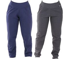 Kit 2 Calças de Moletom Femininas Algodão Click Mais Bonita