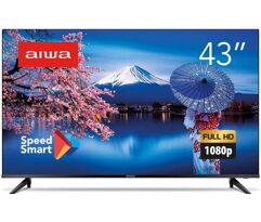 SmartTV Aiwa 43” Full HD Borda Ultrafina HDR10 Dolby Áudio AWS-TV-43-BL-01