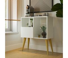 Móvel Cantinho do Café Marrocos Branco Moveise