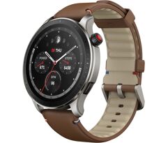 Smartwatch Amazfit GTR 4 AMOLED GPS Alexa Marrom vintage
