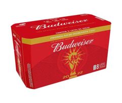 Cerveja Budweiser American Lager Lata 269ml 8 Unidades