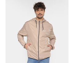Jaqueta Oakley Capuz Windbreaker Masculina Dourado