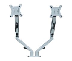Suporte Articulado Com Pistao a Gas Para 2 Monitores Zinnia Nimbo 200