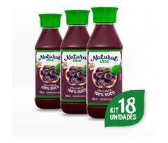 Kit Suco de Uva e Maça 180ml Ambiente 18 unidades