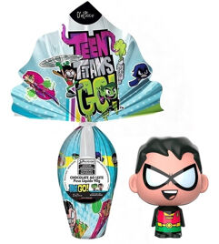 Ovo de Páscoa Jovens Titãs Chocolate ao Leite 90g D’elicce