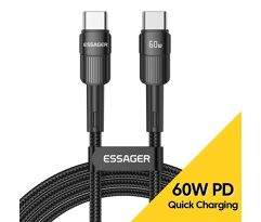Cabo de dados Essager 100w USB C para USB C QC 4.0 PD