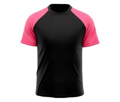 Camiseta Raglan Dry Proteção Solar UV Lisa Academia Ciclismo Esporte Masculina