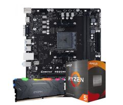 Kit Upgrade AMD Ryzen 5 4600G + Placa Mãe Biostar A520MH + Memória 8GB DDR4