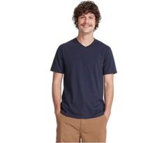 Camiseta Hering Básica Slim Em Flamê Masculina