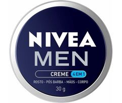 NIVEA MEN Creme 4 em 1 30g Hidratação intensa evita ressecamento com vitamina E