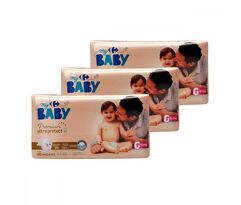 Kit Fraldas Carrefour My Baby G 180 Unidades