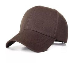 Boné Básico Unissex Liso Aba Curva Ajuste Super Leve Marrom