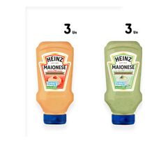 Kit com 3 Maionese Páprica Defumada 215g + 3 Maionese de Alho com Ervas 215g