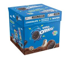 Kit Chocolate Barra Wafer Biscoito e Bombom Oreo Hora Favoritos 190,5g